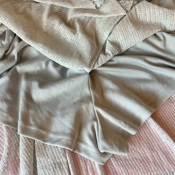 Lucy In The Sky Silver Sequin Halter Dress - Picture 13 of 17